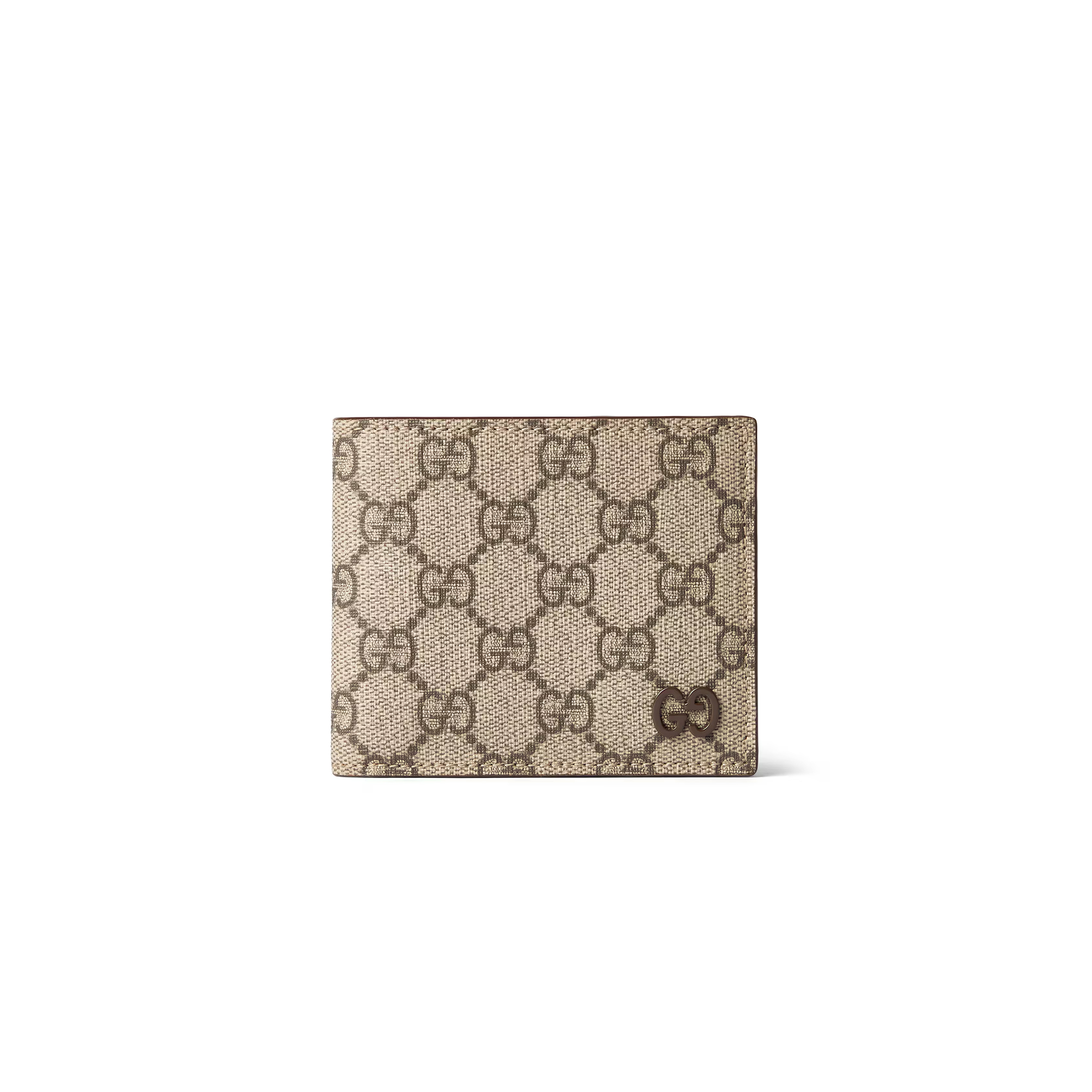 GUCCI BROWN INTERIOR GG BI-FOLD WALLET 768243 (21*9cm)